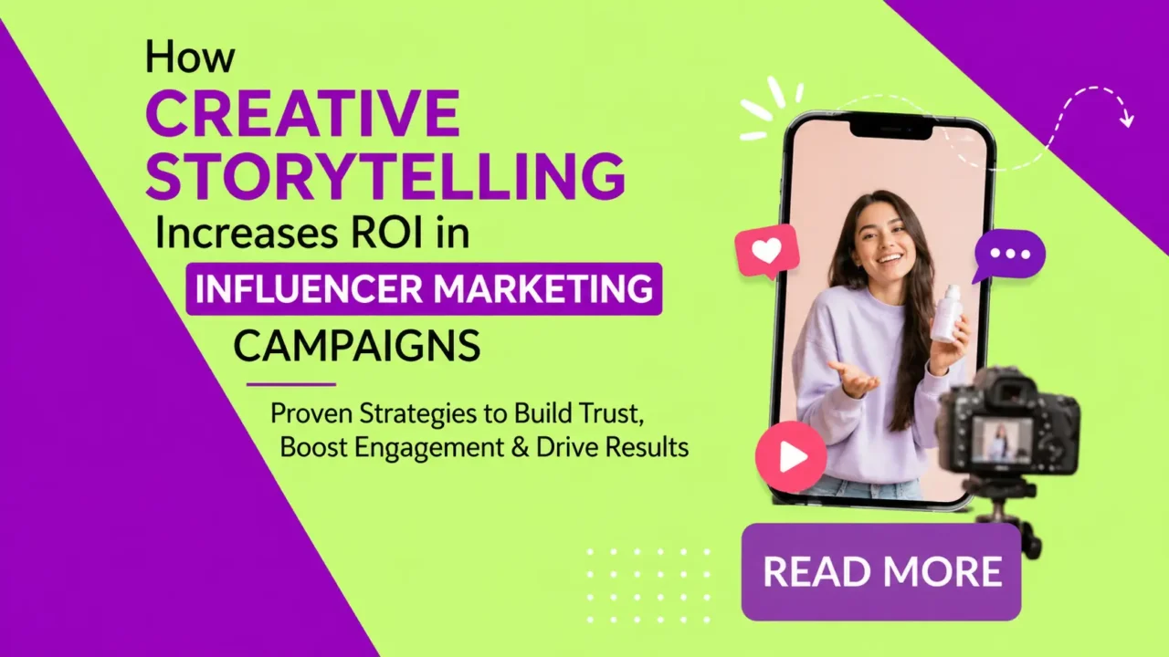 Creative storytelling for influencer marketing