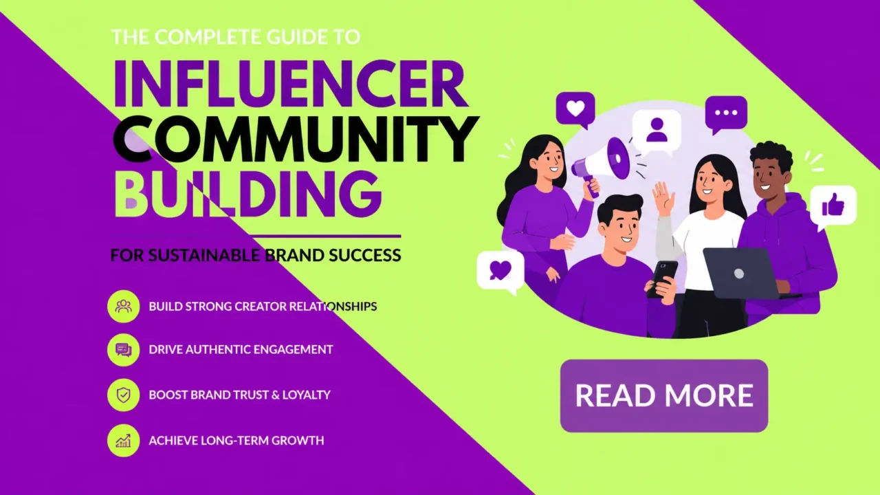 Influencer community building for success