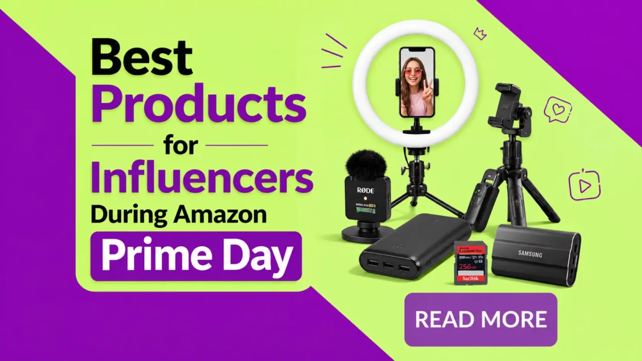 Best Products for Influencers During Amazon Prime Day