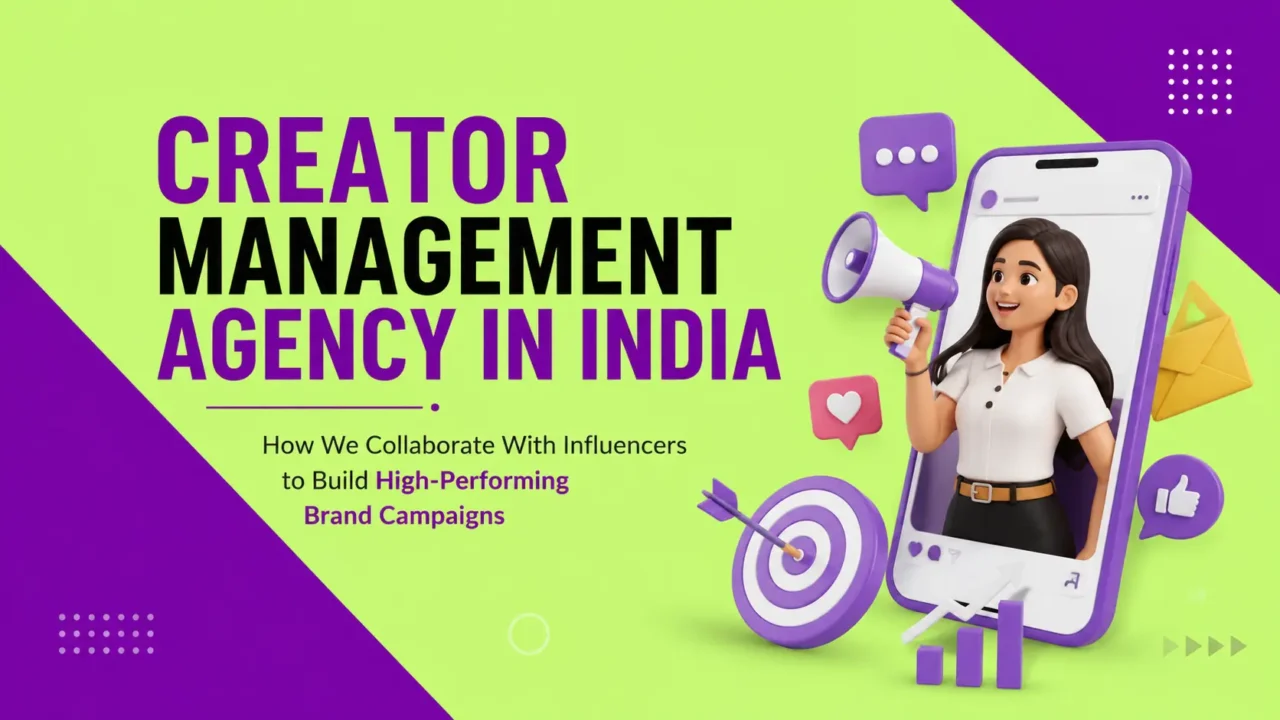 Creator management agency in India