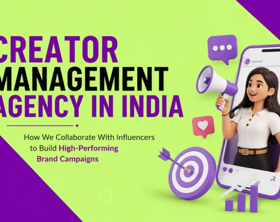 Creator management agency in India