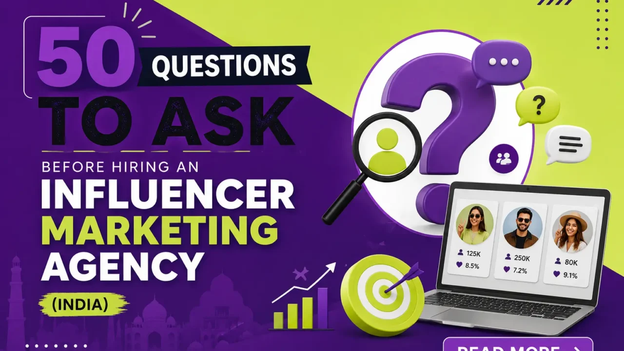 questions to ask before hiring an influencer marketing agency
