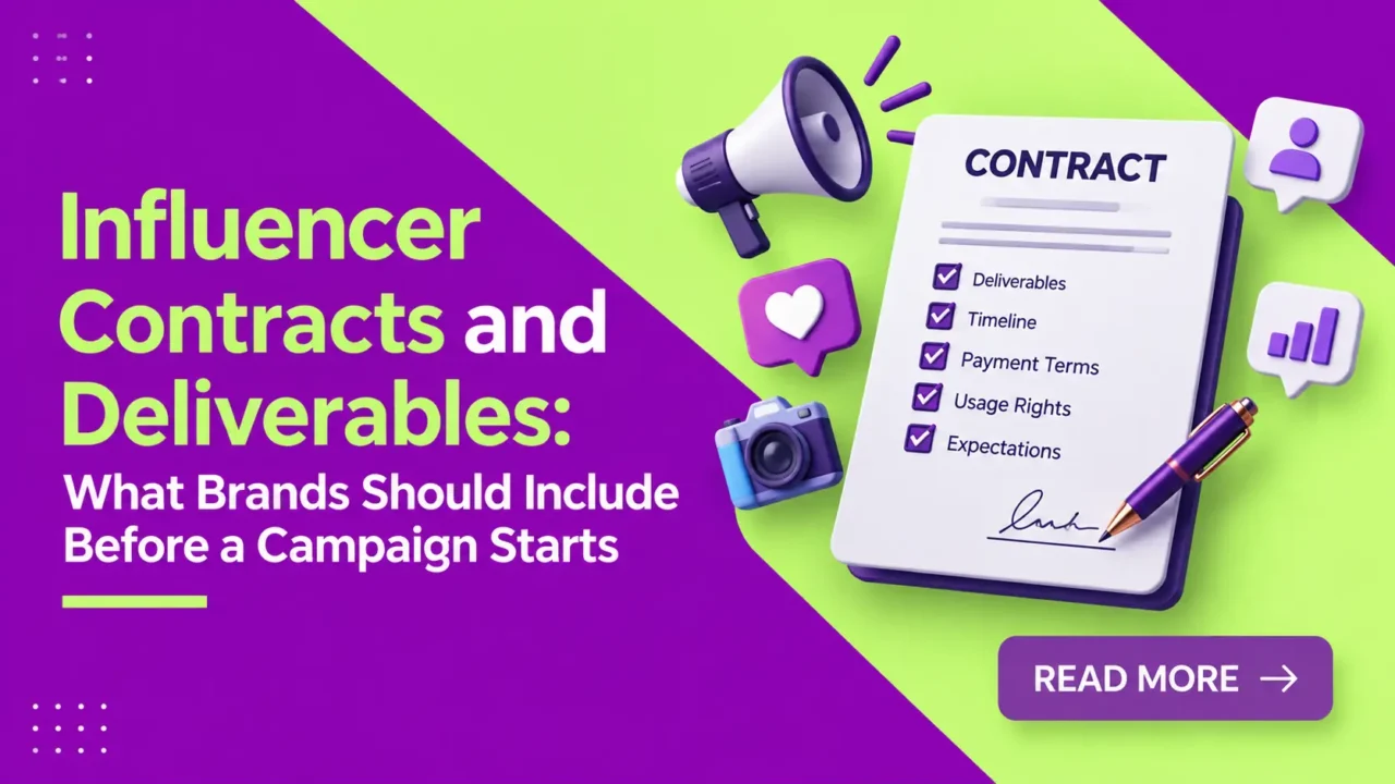Influencer Contracts & Deliverables What Brands Should Include