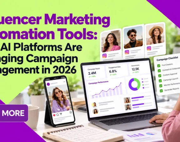Influencer Marketing Automation tools Campaign Dashboard.